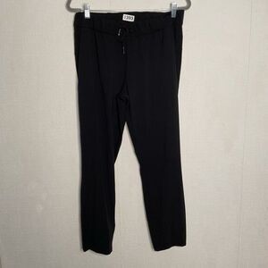 Lululemon Black Elastic Waist Drawstring Minimalist Ankle Pants Women‎ Size 8